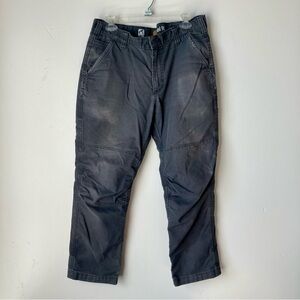Carhartt Grey Relaxed Fit Utility Pants 36x30 Mens short